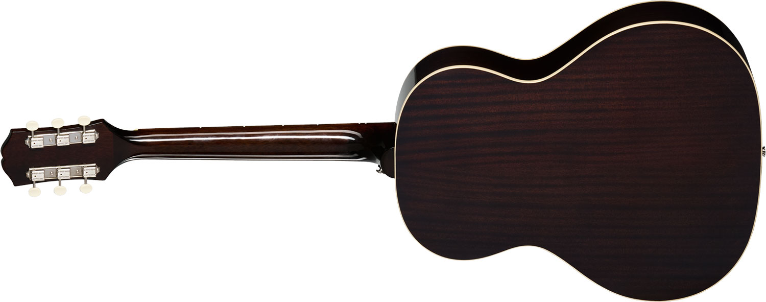 Epiphone Blues King Studio Lh Gaucher Ibg Parlor Epicea Acajou Rw - Dark Burst - Folk gitaar - Variation 1