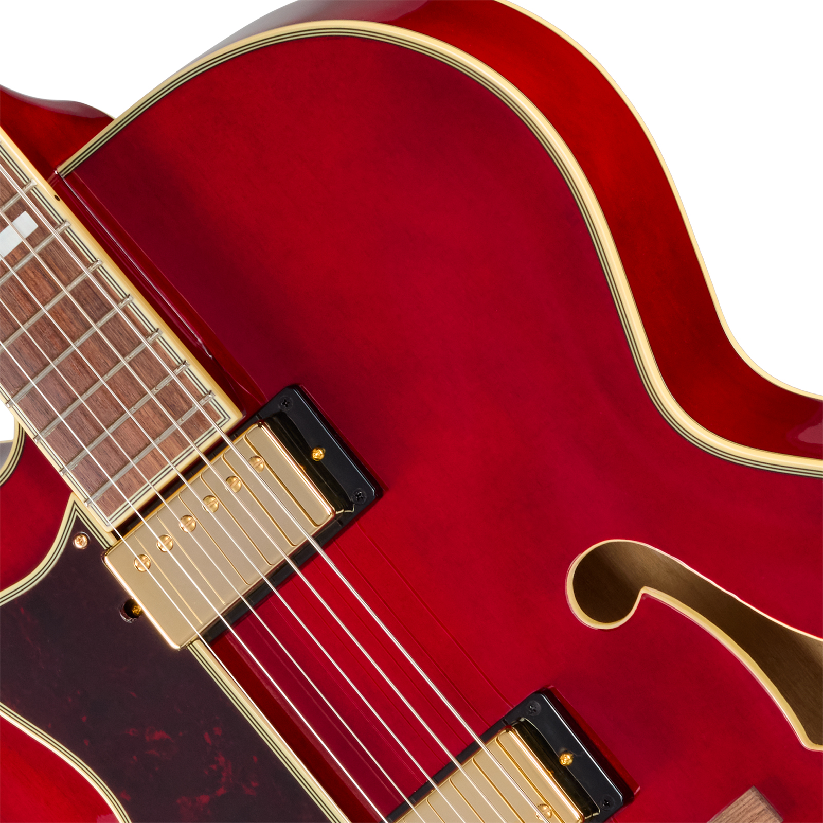 Epiphone Broadway Lh Original Archtops Gaucher 2h Ht Rw - Wine Red - Hollow Body elektrische gitaar - Variation 2