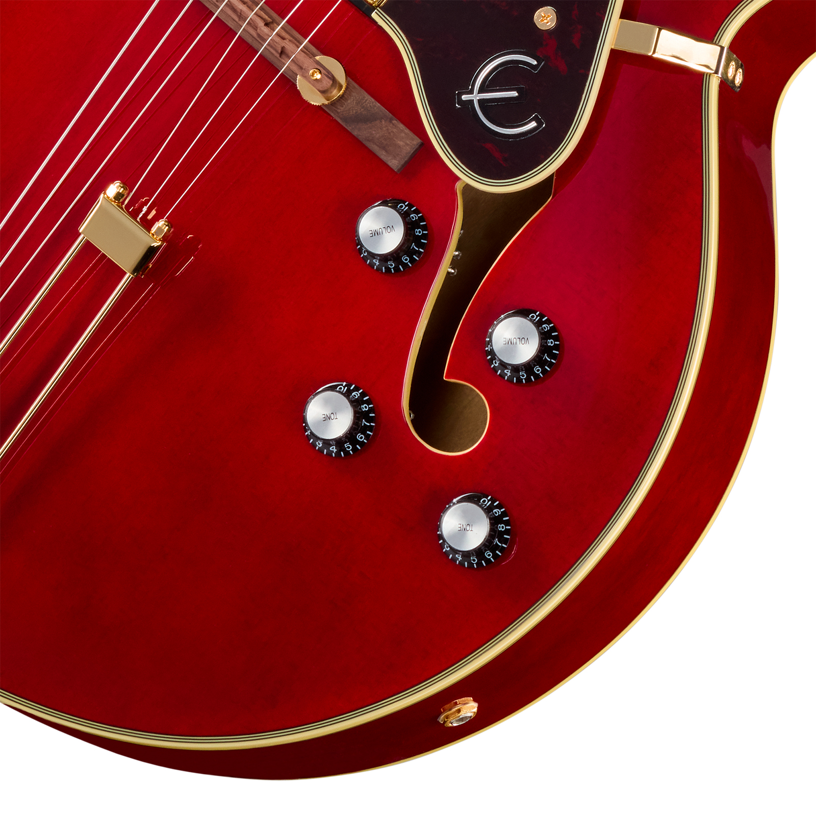 Epiphone Broadway Original Archtops 2h Ht Rw - Wine Red - Hollow Body elektrische gitaar - Variation 3