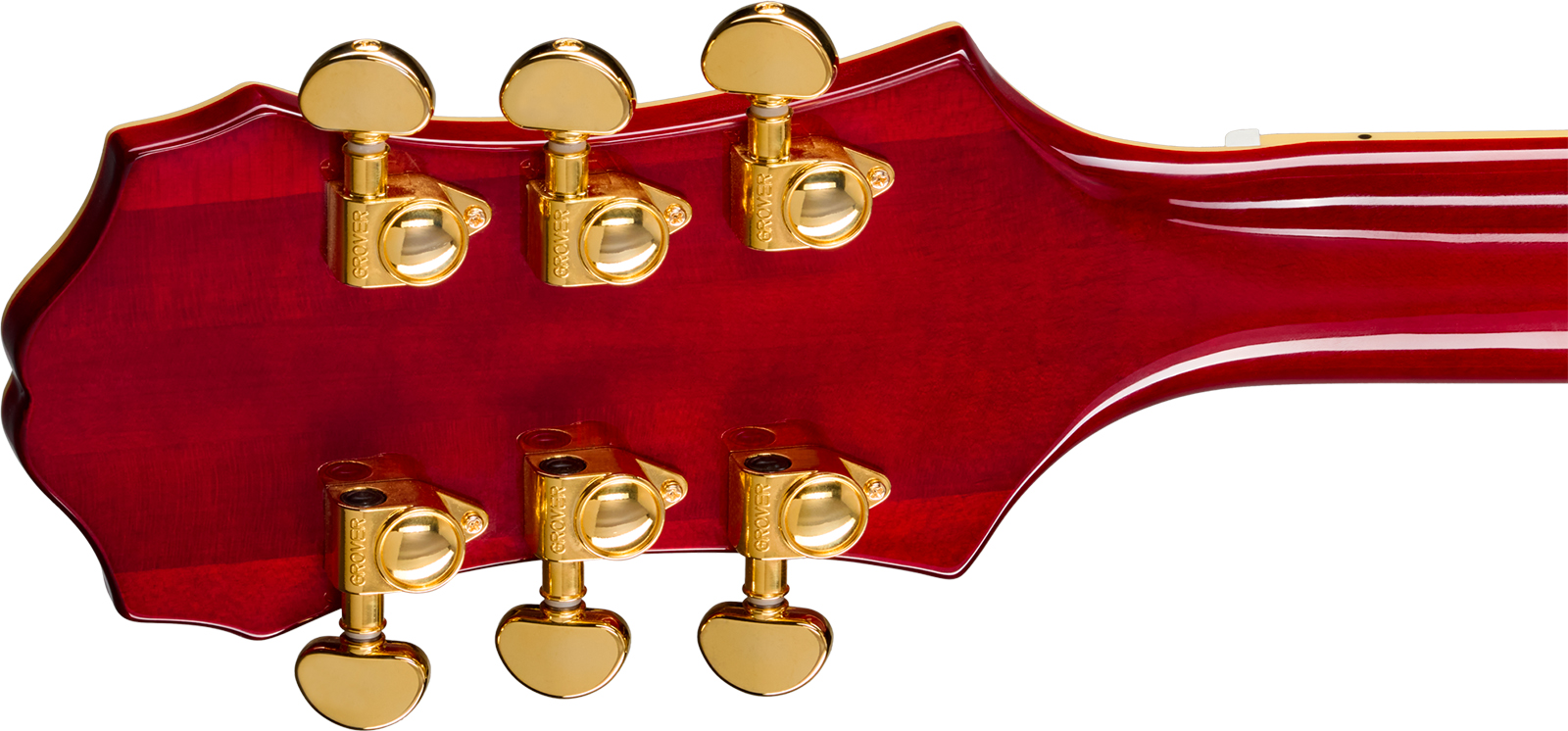 Epiphone Broadway Original Archtops 2h Ht Rw - Wine Red - Hollow Body elektrische gitaar - Variation 5