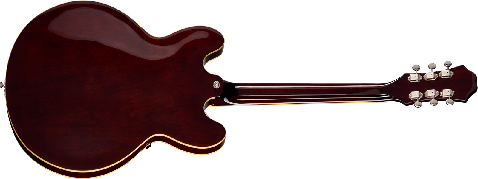 Epiphone Casino Lh Original Archtops Gaucher 2s P90 Ht Rw - Vintage Sunburst - Semi hollow elektriche gitaar - Variation 1