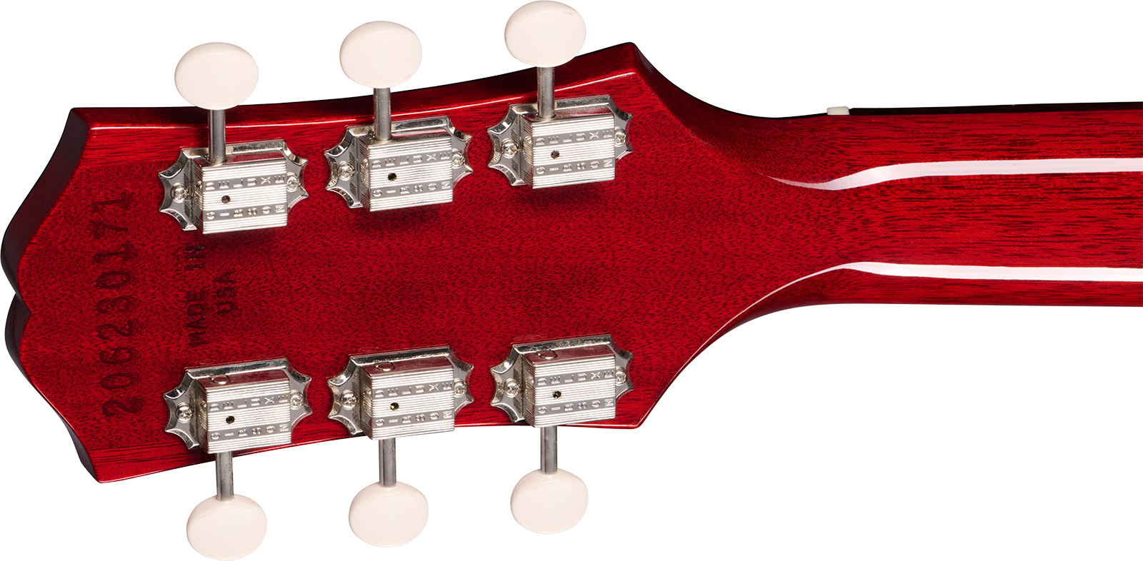 Epiphone Coronet Original Usa 1s P90 Ht Rw - Vintage Cherry - Retro-rock elektrische gitaar - Variation 4