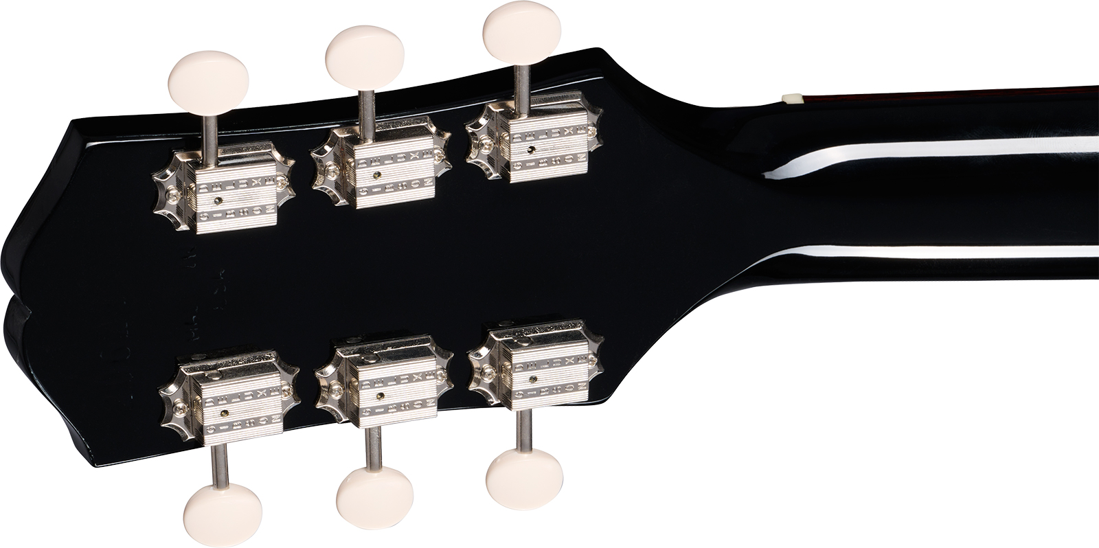 Epiphone Coronet Original Usa 1s P90 Ht Rw - Ebony - Retro-rock elektrische gitaar - Variation 4