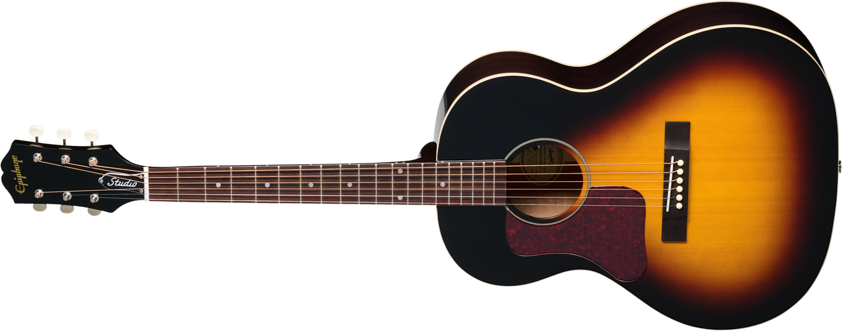 Epiphone Blues King Studio Lh Gaucher Ibg Parlor Epicea Acajou Rw - Dark Burst - Folk gitaar - Main picture