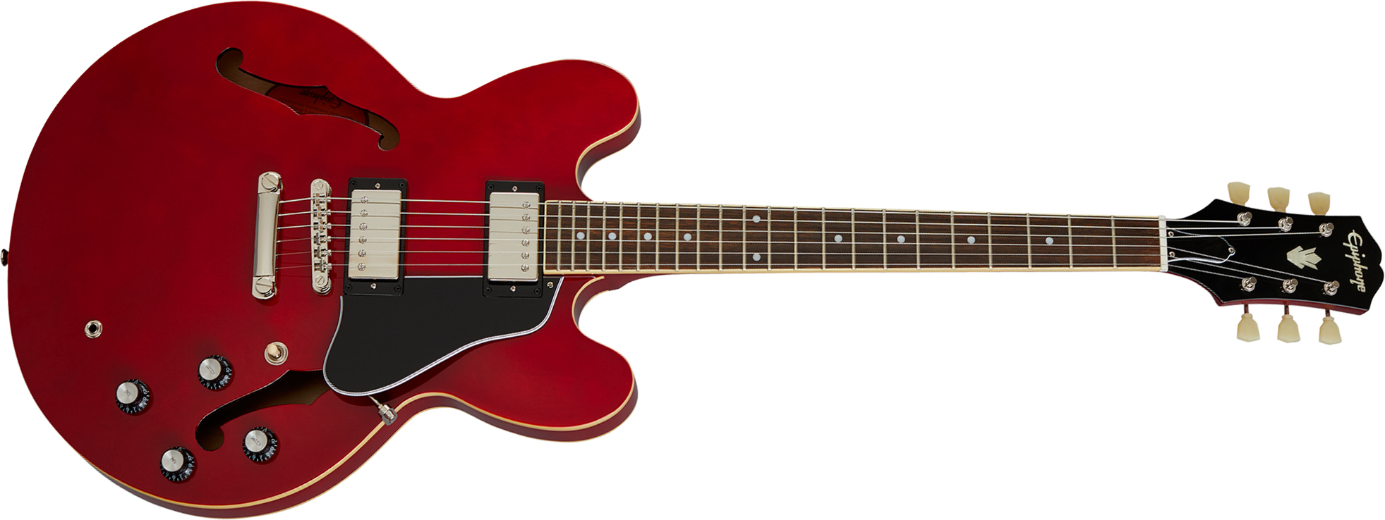 Epiphone Es335 Ibg 2h Ht Rw - Cherry - Semi hollow elektriche gitaar - Main picture