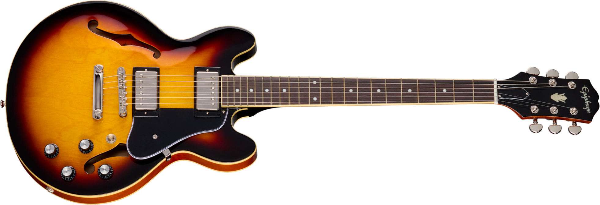 Epiphone Es339 Ibg 2h Ht Rw - Vintage Sunburst - Semi hollow elektriche gitaar - Main picture