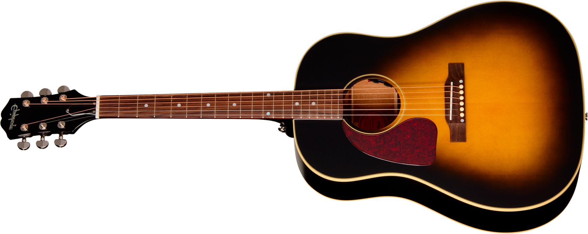 Epiphone J45 Standard Lh Ibg Dreadnought Gaucher Epicea Acajou Rw - Vintage Sunburst - Folk gitaar - Main picture