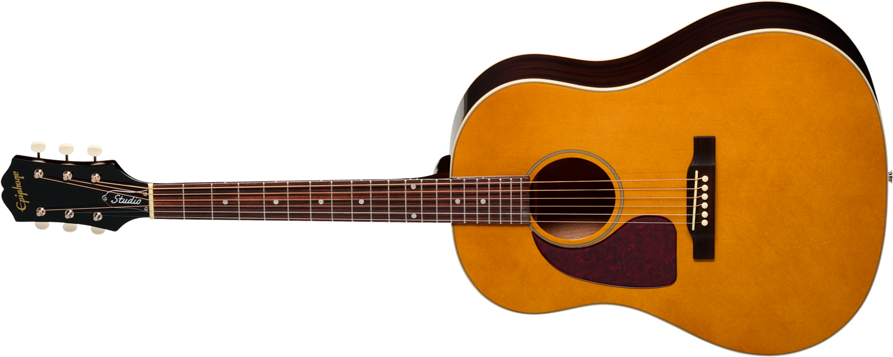 Epiphone J45 Studio Lh Gaucher Ibg Dreadnought Epicea Acajou Rw - Natural - Folk gitaar - Main picture