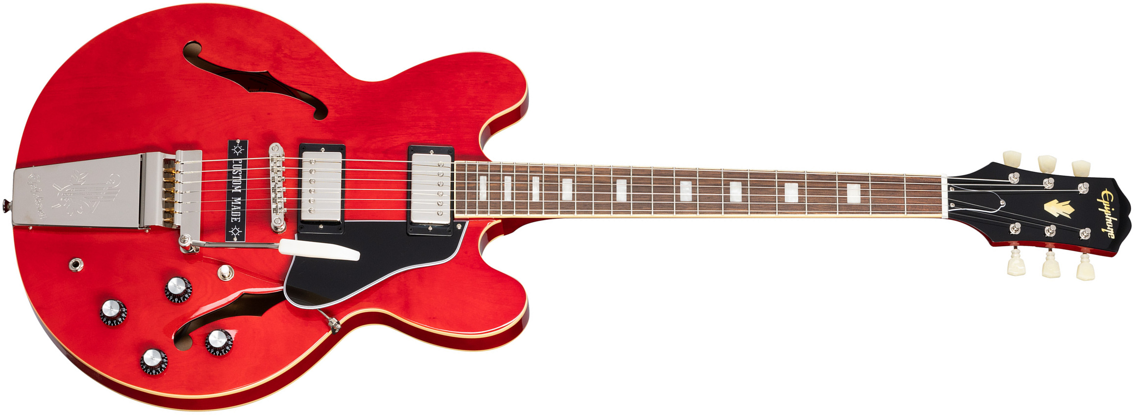 Epiphone Joe Bonamassa Es-335 1962 2h Trem Lau - Sixties Cherry - Kenmerkende elektrische gitaar - Main picture