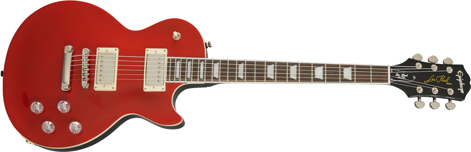 Epiphone Les Paul Muse Modern 2h Ht Lau - Scarlet Red Metallic - Enkel gesneden elektrische gitaar - Main picture