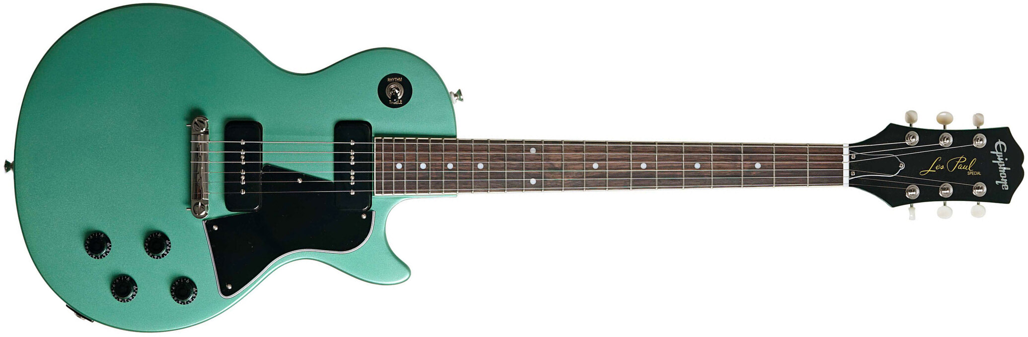 Epiphone Les Paul Special 2p90 Ht Lau - Inverness Green - Double cut gitaar - Main picture