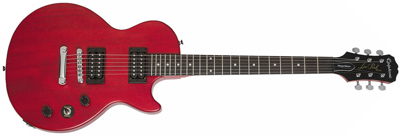 Epiphone Les Paul Special Ve 2016 - Vintage Worn Cherry - Enkel gesneden elektrische gitaar - Main picture