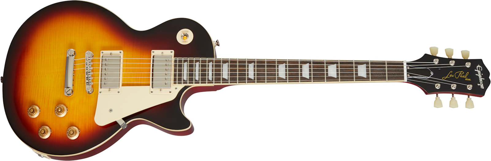 Epiphone Les Paul Standard 1959 Outfit 2h Ht Rw - Aged Dark Burst - Enkel gesneden elektrische gitaar - Main picture