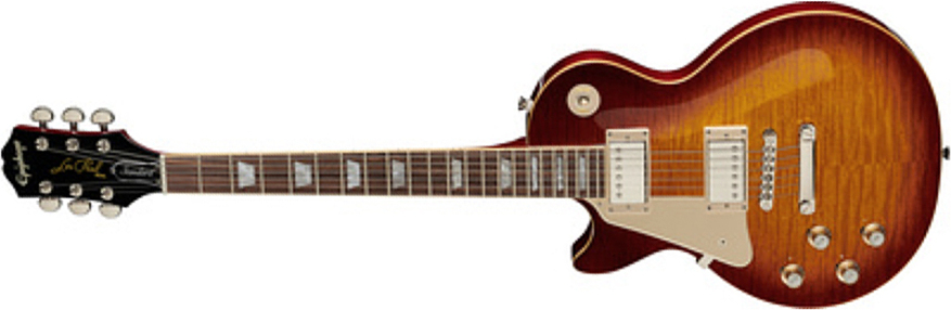 Epiphone Les Paul Standard 60s Gaucher 2h Ht Rw - Iced Tea - Linkshandige elektrische gitaar - Main picture