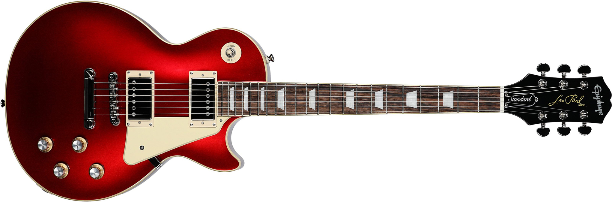 Epiphone Les Paul Standard 60s Ltd I.b.g Original 2h Ht Lau - Candy Red - Single cut gitaar - Main picture