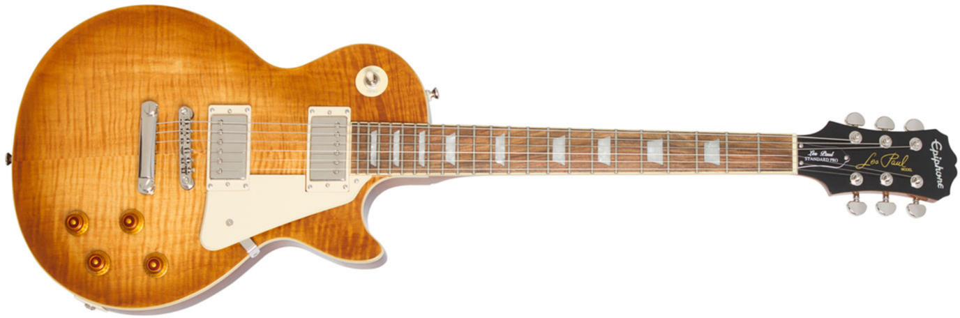 Epiphone Les Paul Standard Plus Top Pro Hh Ht Pf - Mojave Fade - Enkel gesneden elektrische gitaar - Main picture