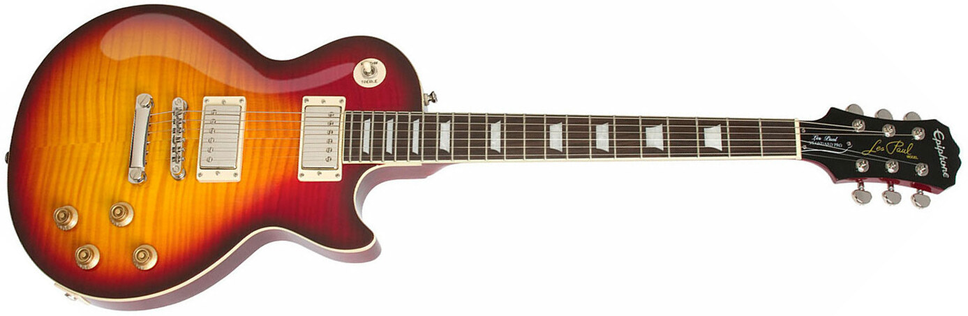 Epiphone Les Paul Standard Plus Top Pro Ltd Ch - Bourbon Burst - Enkel gesneden elektrische gitaar - Main picture