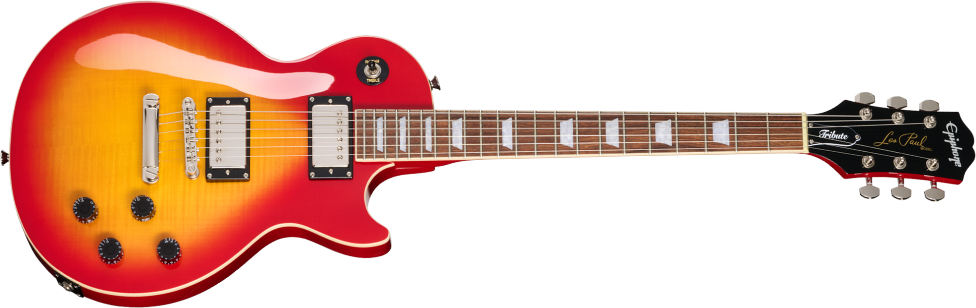 Epiphone Les Paul Tribute Plus Ibg 2h Ht Rw - Heritage Cherry Sunburst - Single cut gitaar - Main picture
