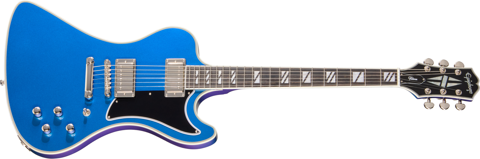 Epiphone Rd Custom Futura Ibg 2h Ht Eb - Twilight Shift - Retro-rock elektrische gitaar - Main picture