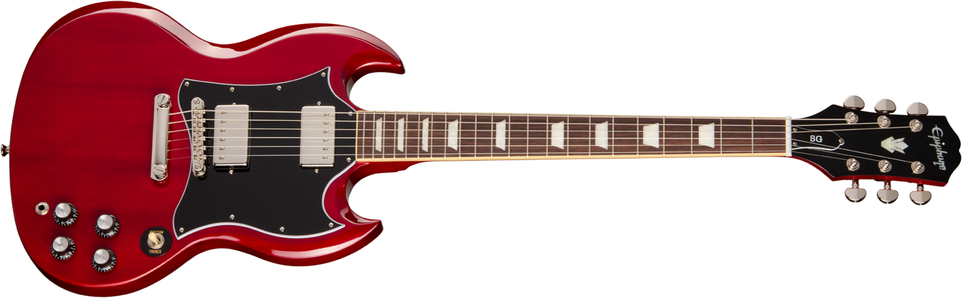 Epiphone Sg Standard Ibg 2h Ht Rw - Cherry - Double cut gitaar - Main picture