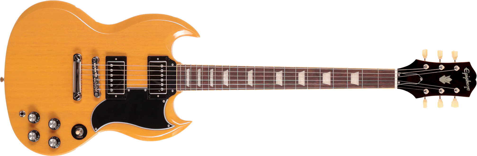 Epiphone Sg Standard Ibg Original Ltd 2h Ht Lau - Tv Yellow - Double cut gitaar - Main picture