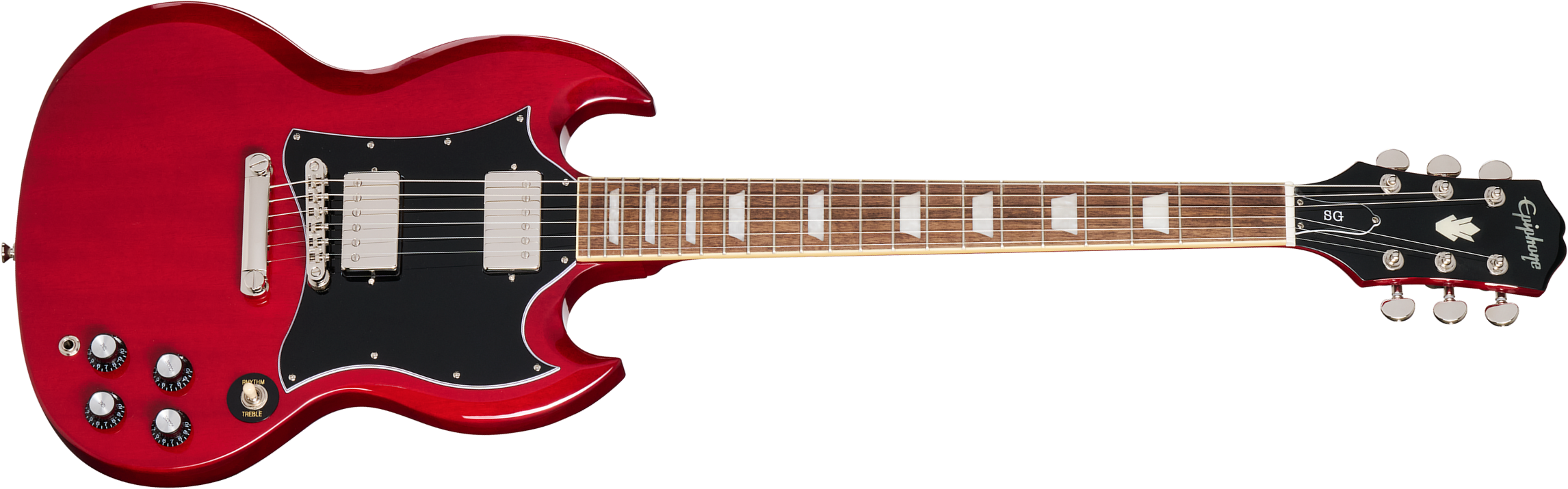 Epiphone Sg Standard Insp. By Gibson 2h Ht Lau - Cherry - Guitarra eléctrica de doble corte. - Main picture