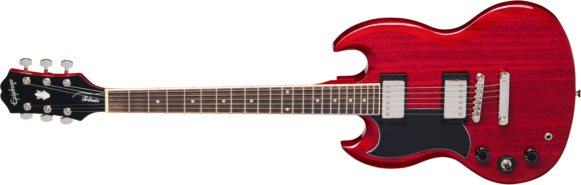 Epiphone Sg Tribute Lh Inspired By / Modern Gaucher 2h Ht Lau - Cherry - Guitarra eléctrica de doble corte. - Main picture