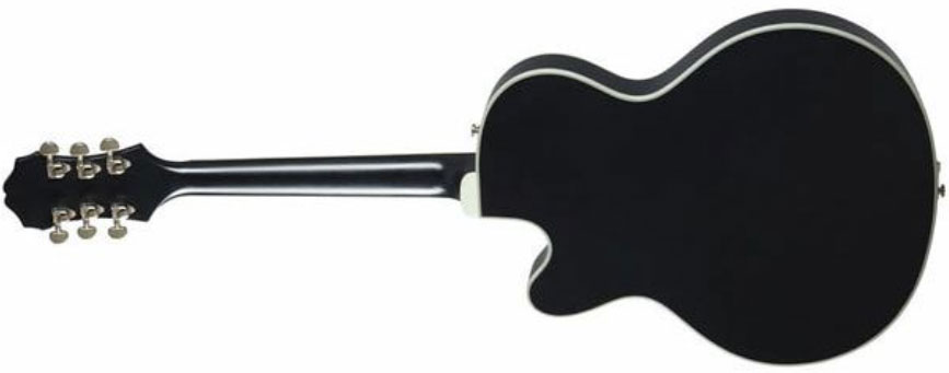Epiphone Emperor Swingster Archtop 2h Trem Lau - Black Aged Gloss - Hollow bodytock elektrische gitaar - Variation 1
