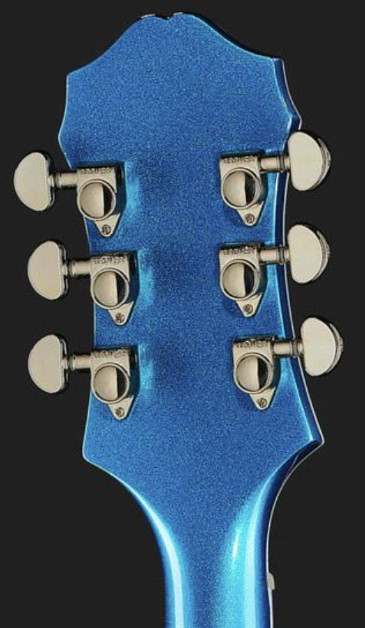 Epiphone Emperor Swingster Archtop 2h Trem Lau - Delta Blue Metallic - Hollow bodytock elektrische gitaar - Variation 4