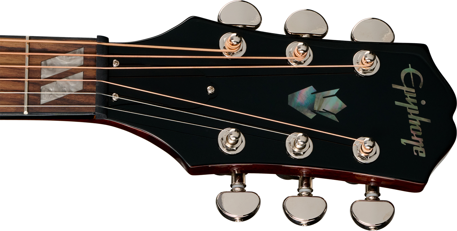 Epiphone Eric Church Hummingbird Dark Signature Dreadnought Shsc Epicea Acajou Rw - Cobra Burst - Folk gitaar - Variation 5