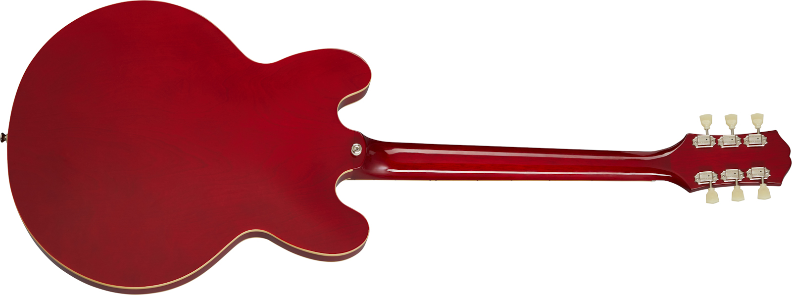 Epiphone Es-335 Inspired By Gibson Original 2h Ht Rw - Cherry - Semi hollow elektriche gitaar - Variation 1