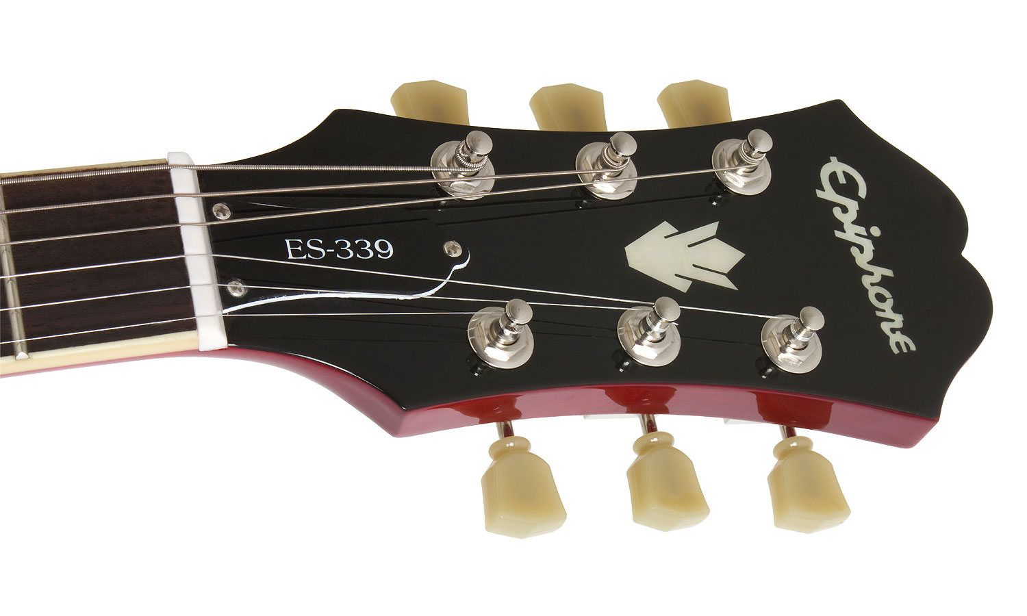 Epiphone Es-339 Inspired By Gibson 2020 2h Ht Rw - Cherry - Semi hollow elektriche gitaar - Variation 2