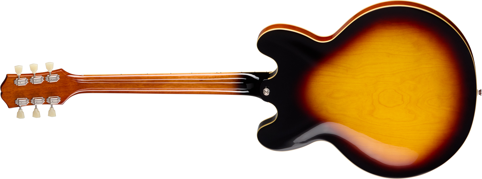 Epiphone Es335 Ibg Original 2h Ht Rw - Vintage Sunburst - Semi hollow elektriche gitaar - Variation 1