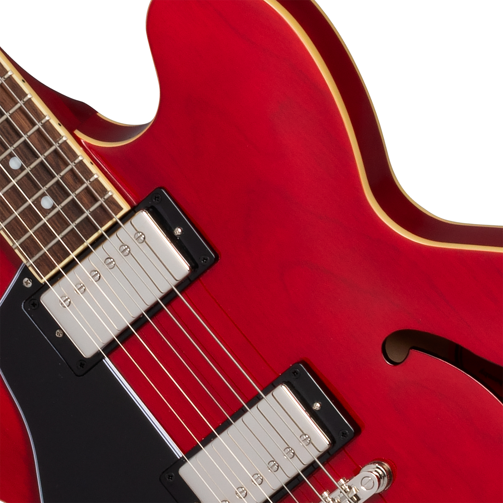 Epiphone Es335 Lh Ibg Original Gaucher 2h Ht Rw - Cherry - Linkshandige elektrische gitaar - Variation 2