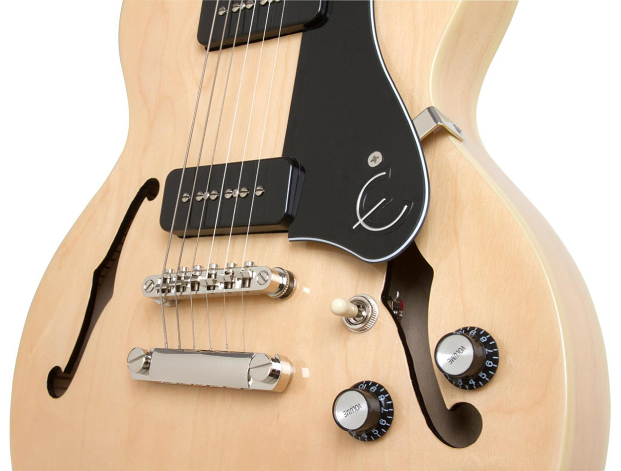 Epiphone Es339 P90 Pro - Natural - Semi hollow elektriche gitaar - Variation 3