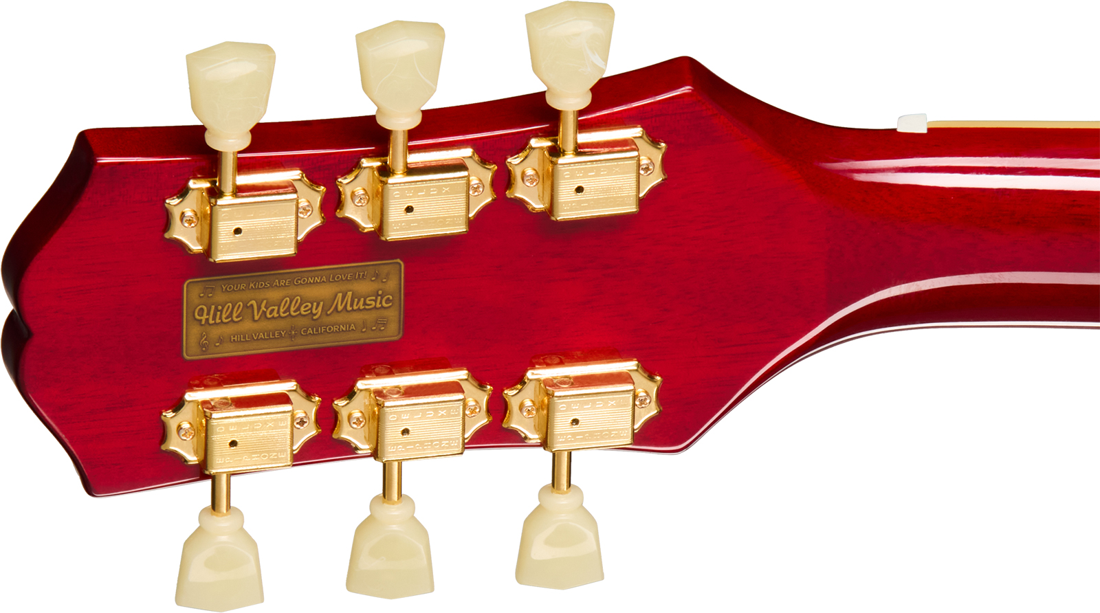 Epiphone Es345 Back To The Future 2h Trem Bigsby  Rw - Cherry Red - Semi hollow elektriche gitaar - Variation 4