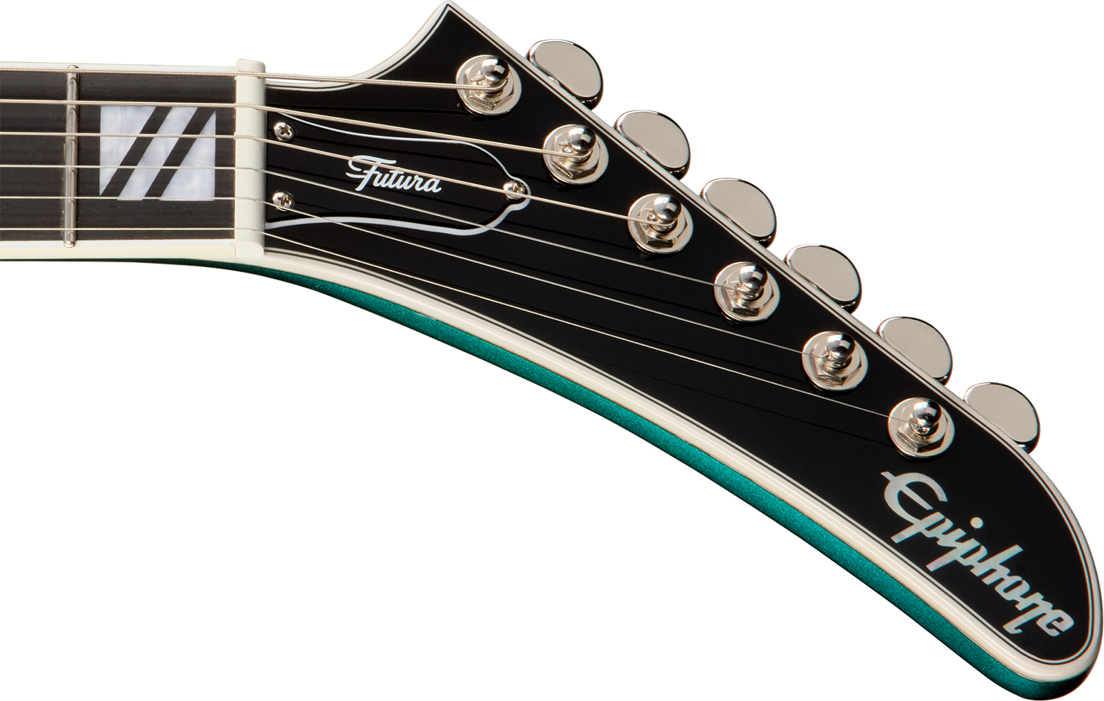 Epiphone Explorer Custom Futura Ibg 2h Ht Eb - Dragonfly Shift - Metal elektrische gitaar - Variation 5