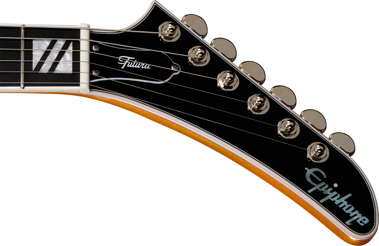 Epiphone Explorer Custom Futura Ibg 2h Ht Eb - Firestorm Shift - Metal elektrische gitaar - Variation 5