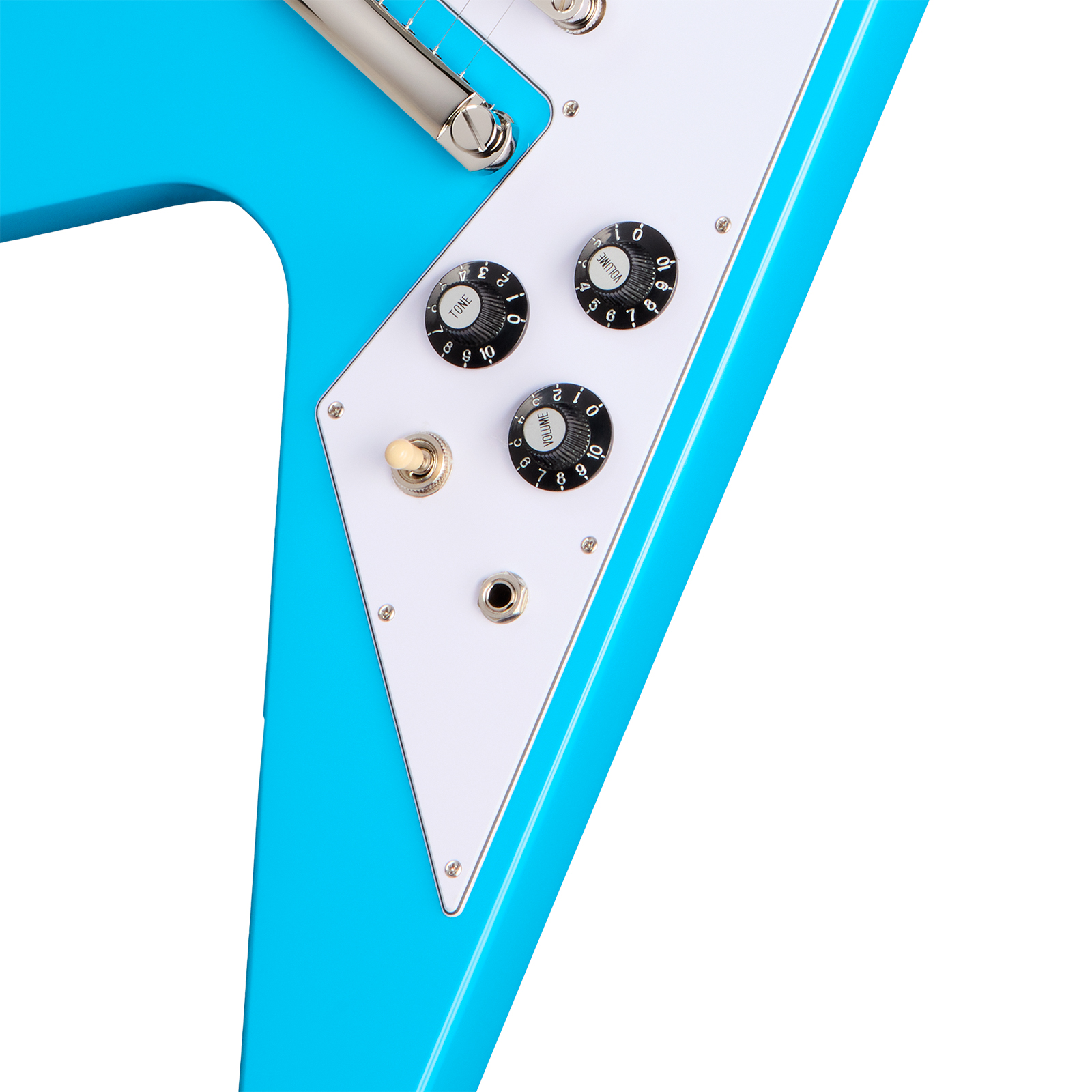 Epiphone Flying V 70 Ibg  2h Ht Eb - Maui Blue - Metal elektrische gitaar - Variation 3