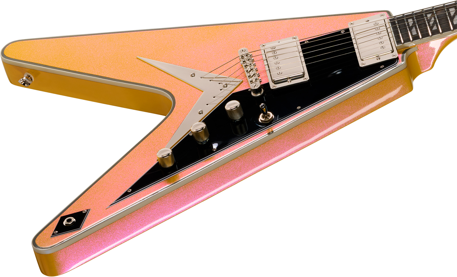 Epiphone Flying V Custom Futura Ibg 2h Ht Eb - Solaris Shift - Metal elektrische gitaar - Variation 2