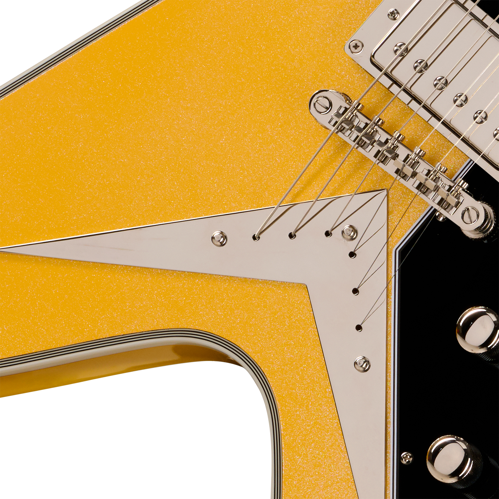 Epiphone Flying V Custom Futura Ibg 2h Ht Eb - Solaris Shift - Metal elektrische gitaar - Variation 4