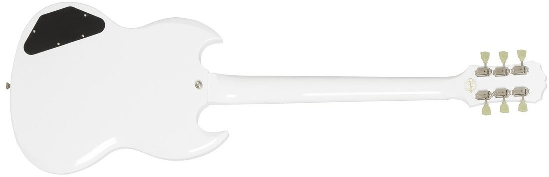 Epiphone G-400 Pro Hh Ht Pf - Alpine White - Guitarra eléctrica de doble corte. - Variation 1