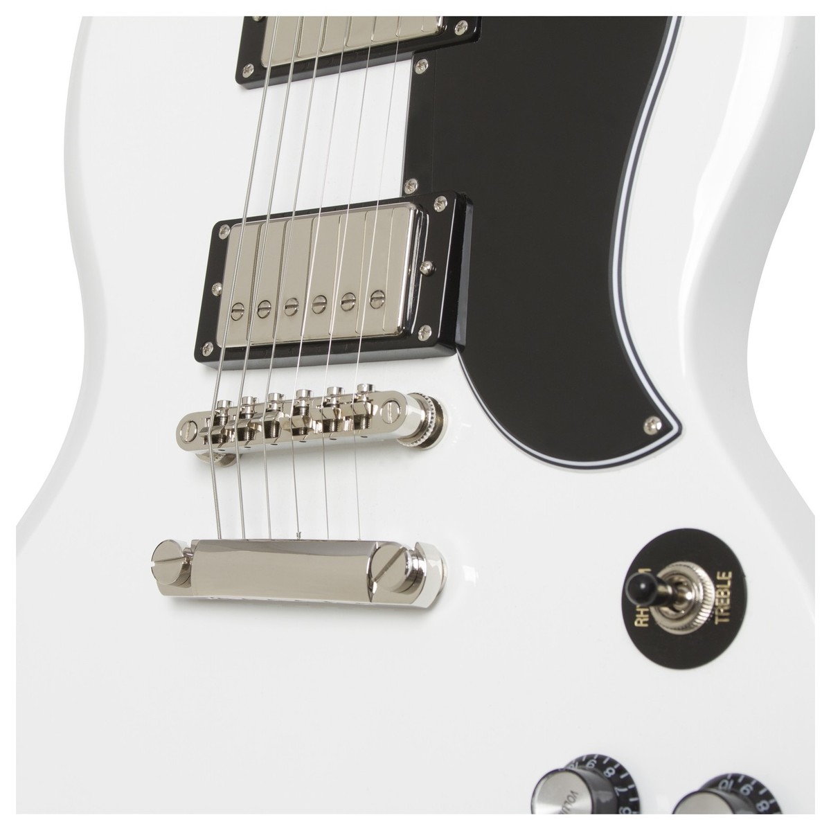 Epiphone G-400 Pro Hh Ht Pf - Alpine White - Guitarra eléctrica de doble corte. - Variation 2