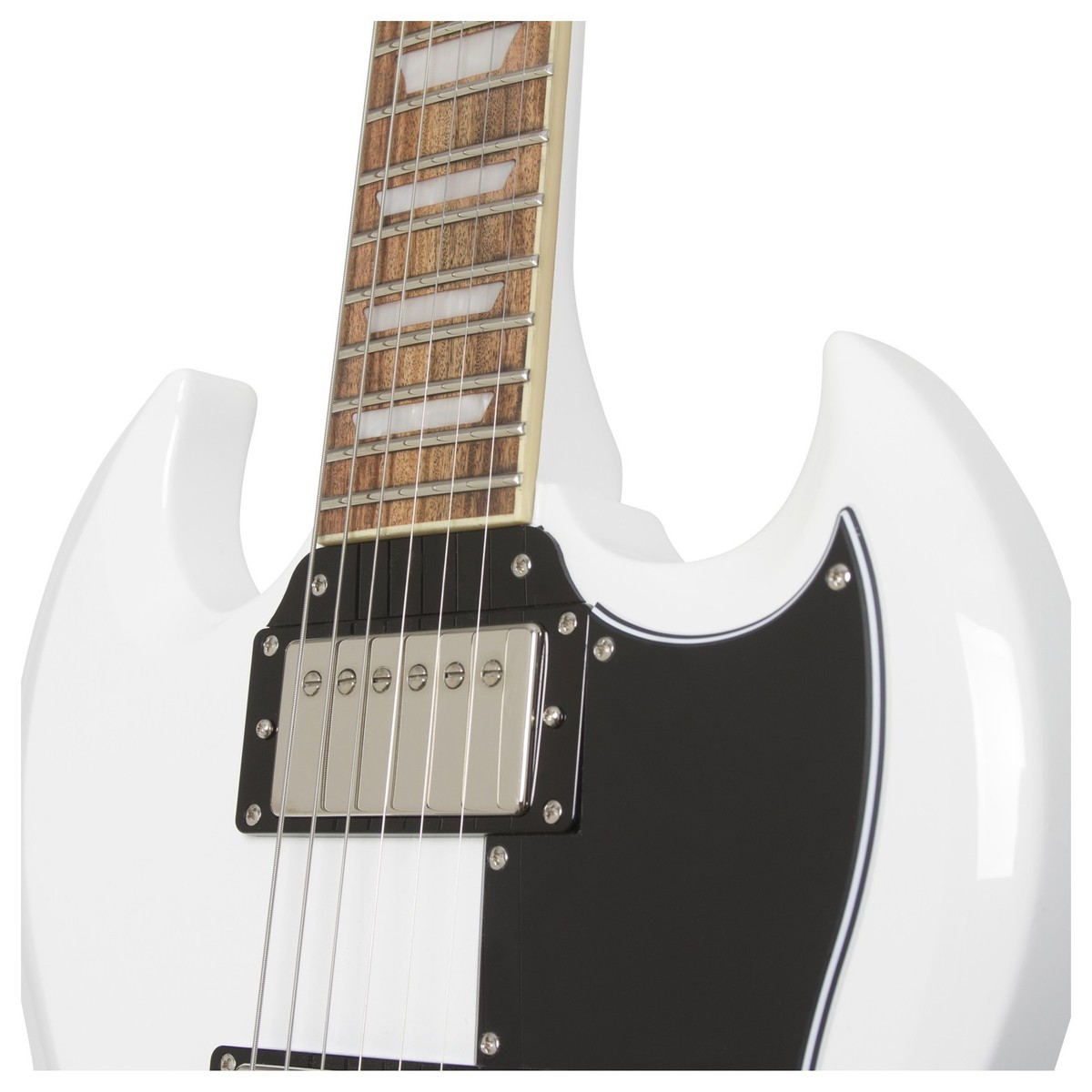 Epiphone G-400 Pro Hh Ht Pf - Alpine White - Guitarra eléctrica de doble corte. - Variation 3