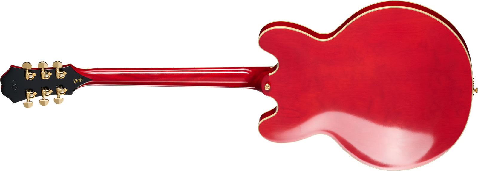 Epiphone Gem Archer Sheraton Masterbilt 2mh Gibson Usa Ht Rw - Cherry Red - Semi hollow elektriche gitaar - Variation 1