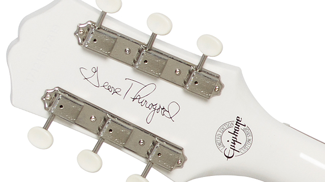 Epiphone George Thorogood Es-125tdc White Fang 2p90 Ht Pf - Bone White - Semi hollow elektriche gitaar - Variation 3
