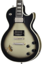 Enkel gesneden elektrische gitaar Epiphone Adam Jones Les Paul Custom Mark Ryden's Queen Bee - Antique silverburst