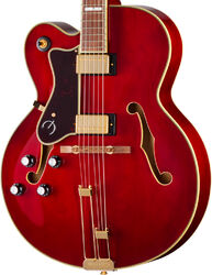 Hollow body elektrische gitaar Epiphone Original Broadway LH - Wine red