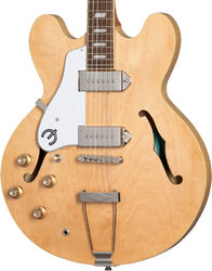 Semi hollow elektriche gitaar Epiphone Original Casino LH - natural