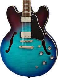 Semi hollow elektriche gitaar Epiphone IBG ES-335 Figured - Blueberry burst